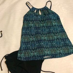 Caribbean Joe tankini, In good condition